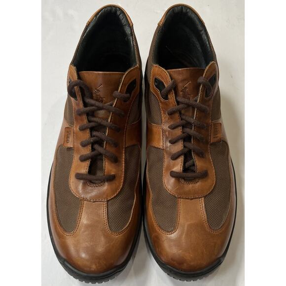 Men’s Polo Ralph Lauren Brown‎ Dress Shoe Lace Up 13D - Picture 1 of 6